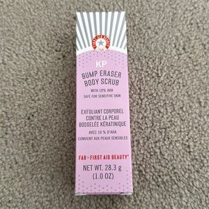 Brand new travel size First Aid Beauty KP bump eraser